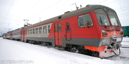 На новогодние праздники изменяется расписание электричек