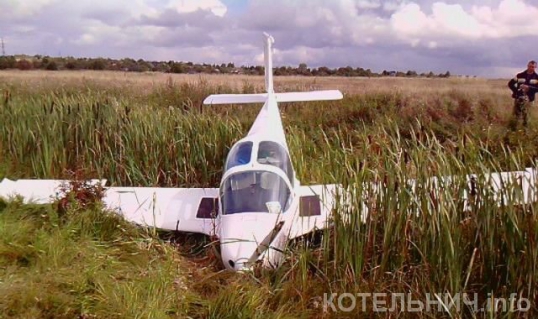 В Котельниче неудачно сел самолет