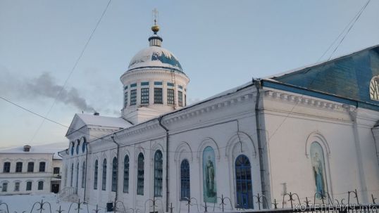 Никольский собор в зимнем убранстве