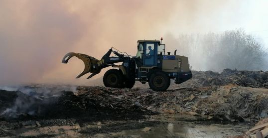 По факту возгорания свалки следственный комитет возбудил уголовное дело