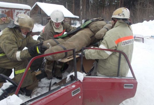 Соревновались пожарные