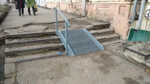 На Советской появились пандусы