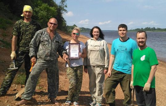 Раскопки парейазавра "Бересневых"