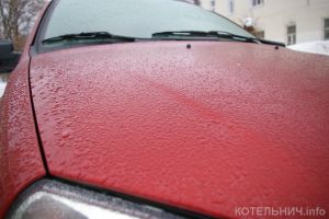 В Котельниче выпали переохлажденные осадки