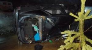 "Двенашка" съехала в кювет