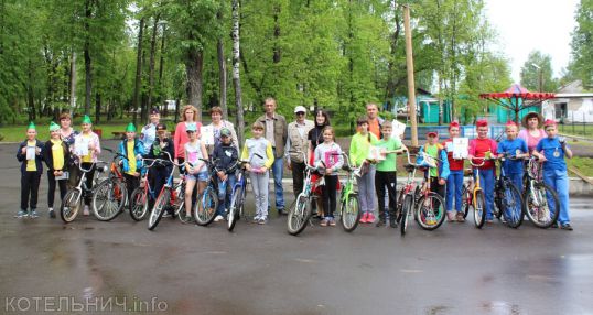 Соревновались велосипедисты
