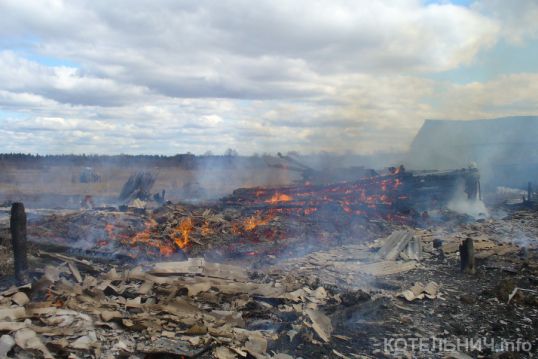 Погиб при пожаре