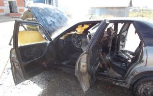 Сгорел автомобиль