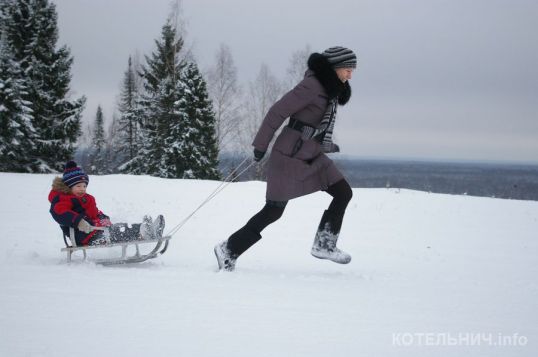 В Котельничском районе встретили зиму