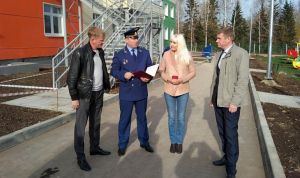 Прокуратура поторопила подрядчика, строящего детский сад
