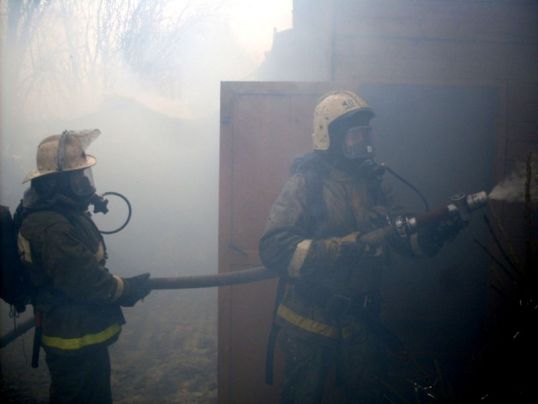 Пожар в Искре