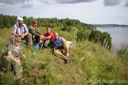 Первые находки на Скорняковском городище