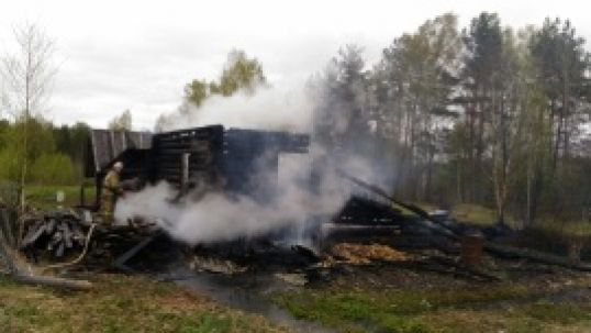 Пожар в Ежихе