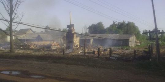 Пожар в Спасском
