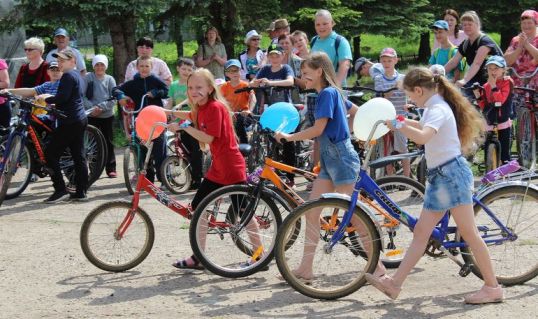 В поселке Светлый прошел велопробег