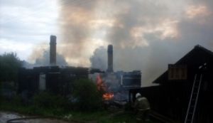 Пожар в Сретенье