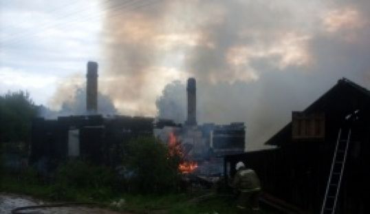 Пожар в Сретенье