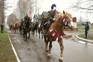 Конный парад в честь Дня Победы 