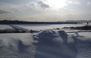 На переправе