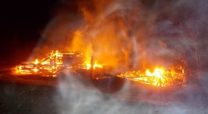 Пожар в Курино