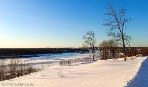 Вятка замерзла плохо