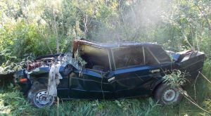 Шестерка в кювете