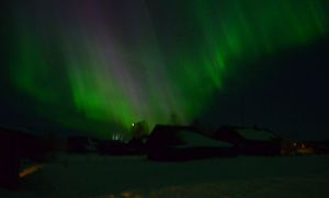Полярное сияние над Котельничем