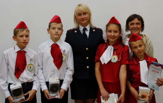 У юных инспекторов пятое место