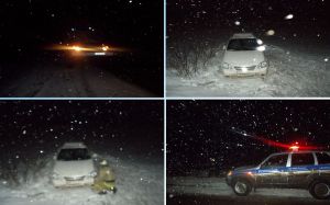 Опрокинулся в кювет