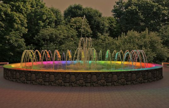 Фонтан станет светодинамическим