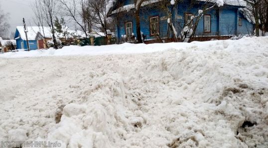 В администрации города пообещали расчистить второстепенные улицы