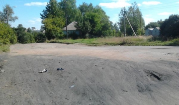 Некачественный ремонт дорожного покрытия после ремонта трубы