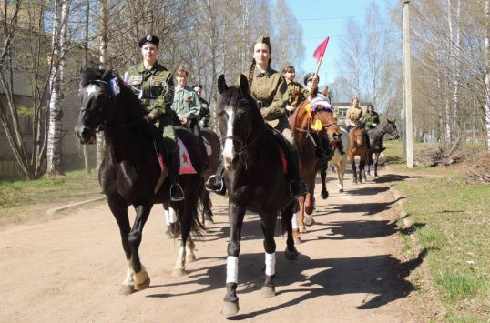 Конный парад в честь Дня Победы