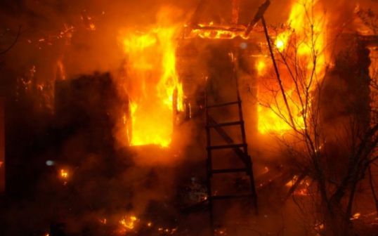 Пожар в п.Восток