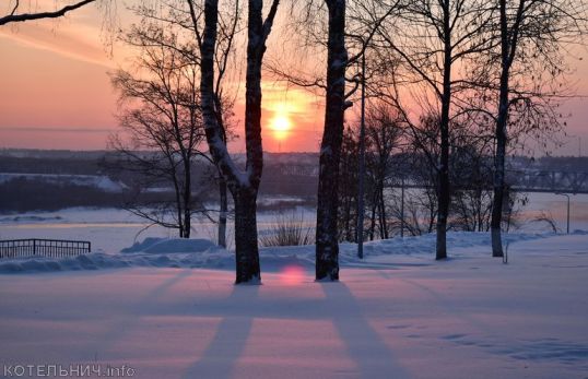 Солнышко ложится спать