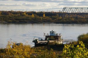 При столкновении лодки и парома погиб человек