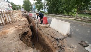 Траншея, в которой нашли человеческие останки, обследована специалистами