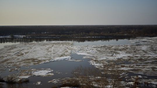 Половодье в режиме online. Информация об уровне воды в реке Вятке