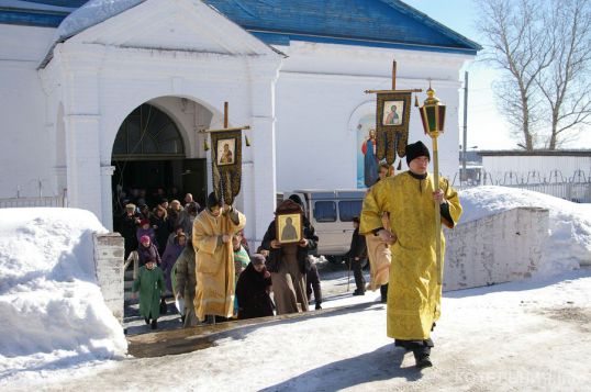 Котельничане вспоминают небесного покровителя города