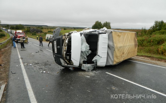 Два крупных ДТП в Котельничском районе