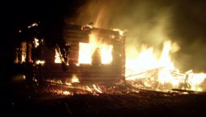 Пожар в д.Сметаны