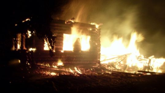 Пожар в д.Сметаны