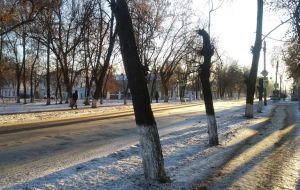 Морозный день